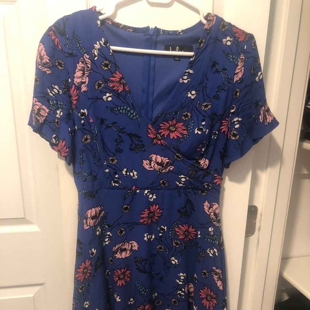 Lulus mini wrap dress size small